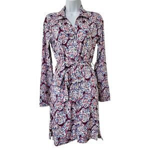 Cabana Life Camden Peony Button Down Shirt Dress Size XS Floral UPF‎ 50 Coastal